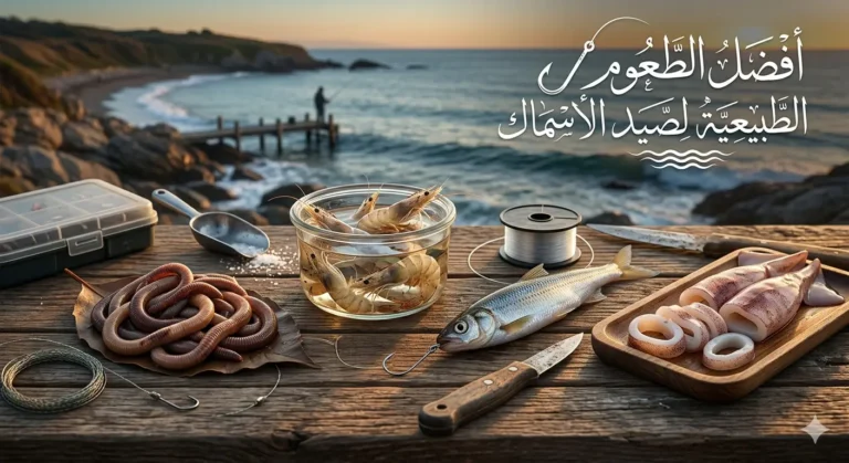 أفضل الطعوم الطبيعية لصيد الاسماك